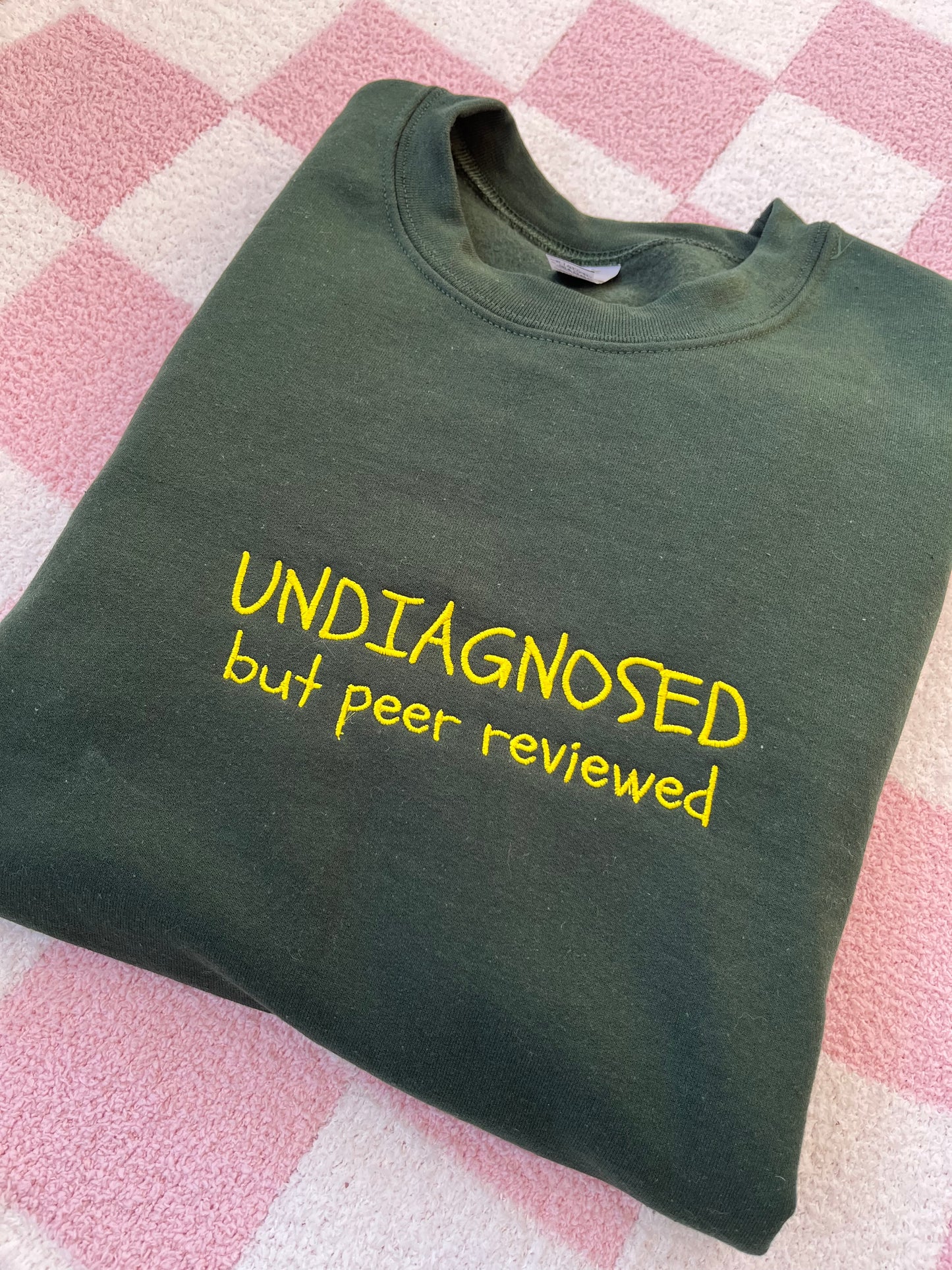Peer reviewed sweatshirt