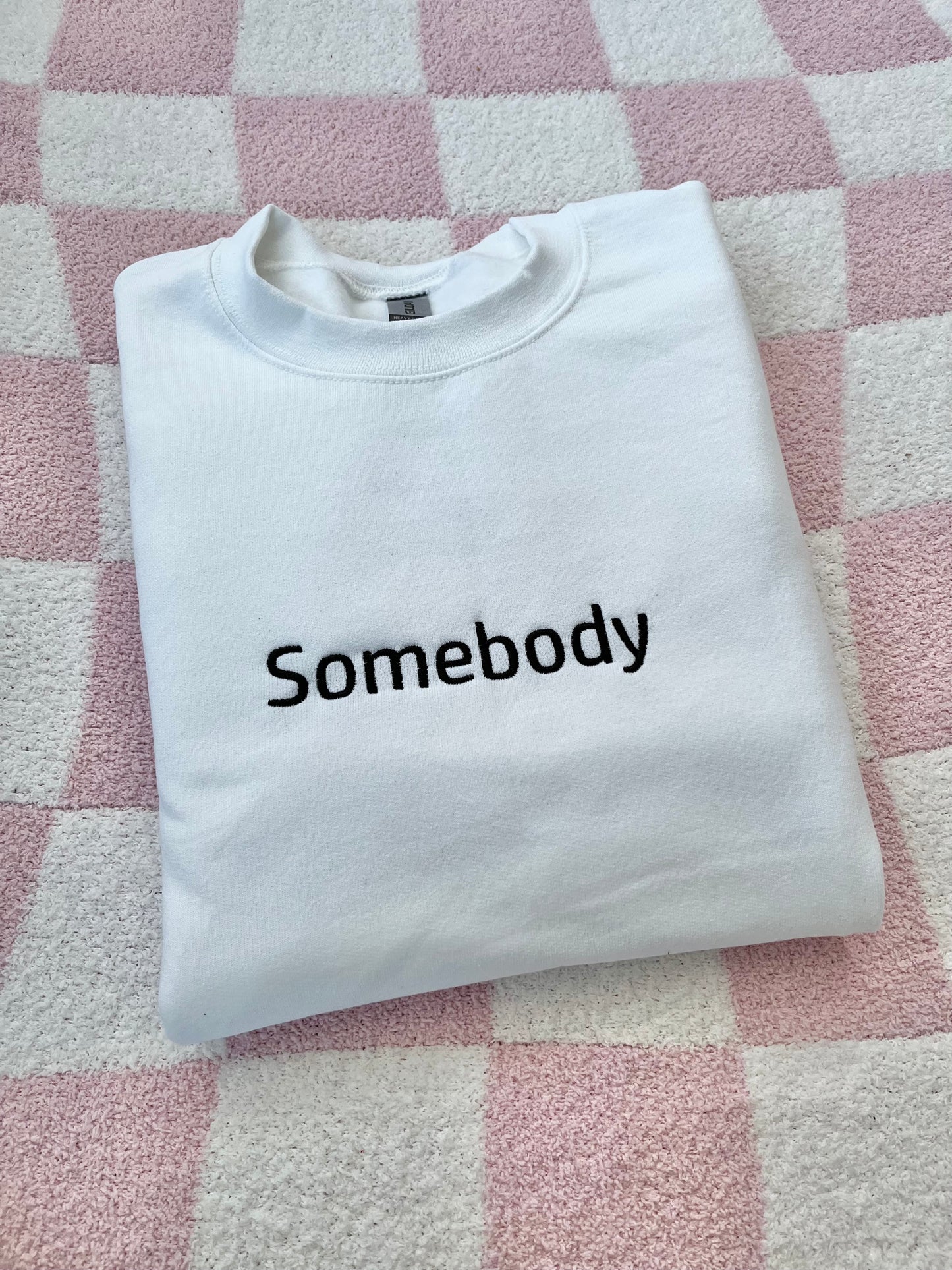 Somebody's problem matching sweatshirts