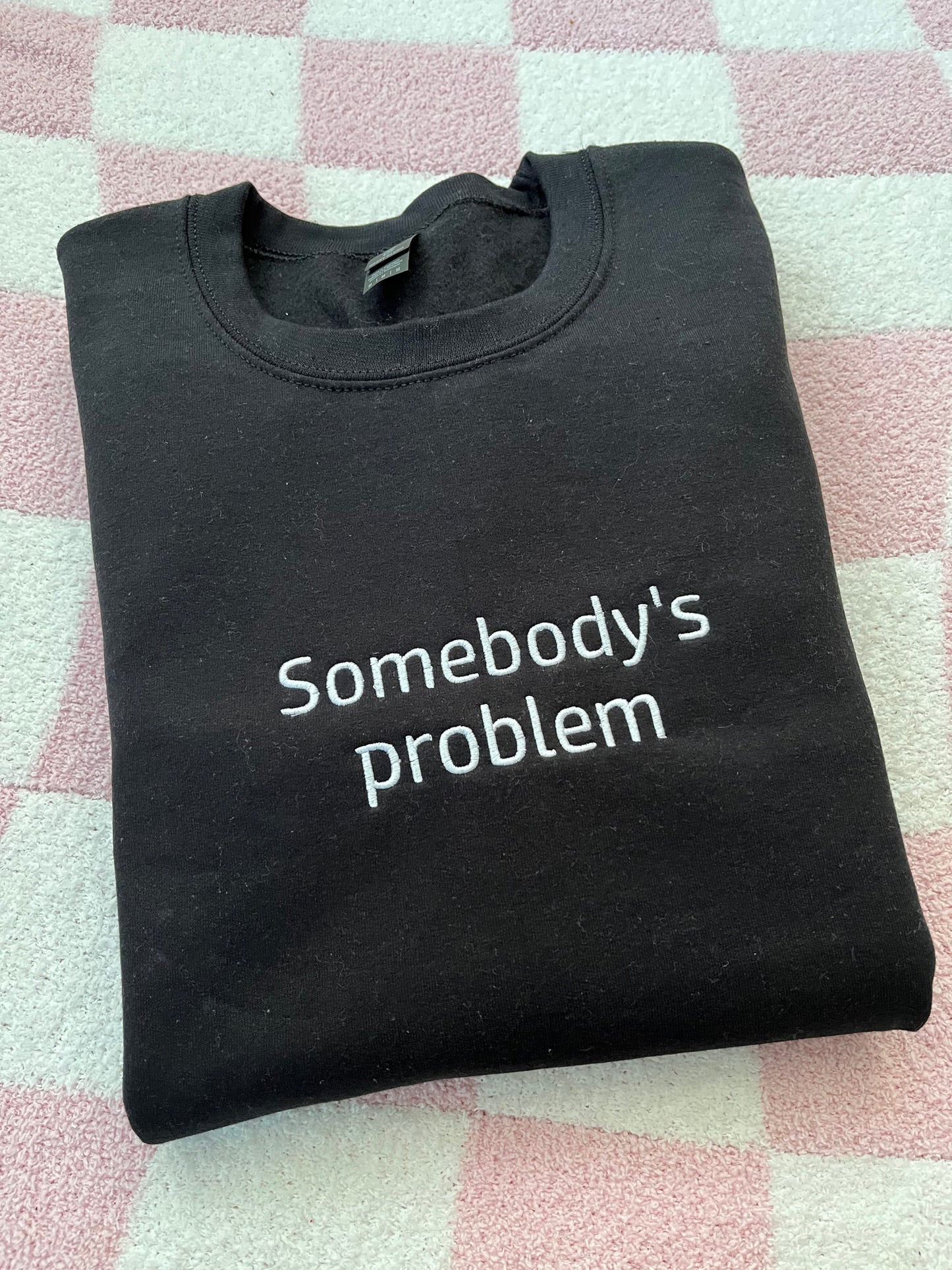 Somebody's problem matching sweatshirts