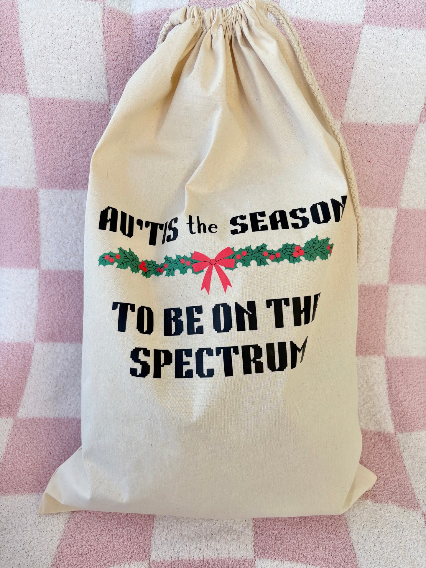 Au'tis the season Christmas Sack