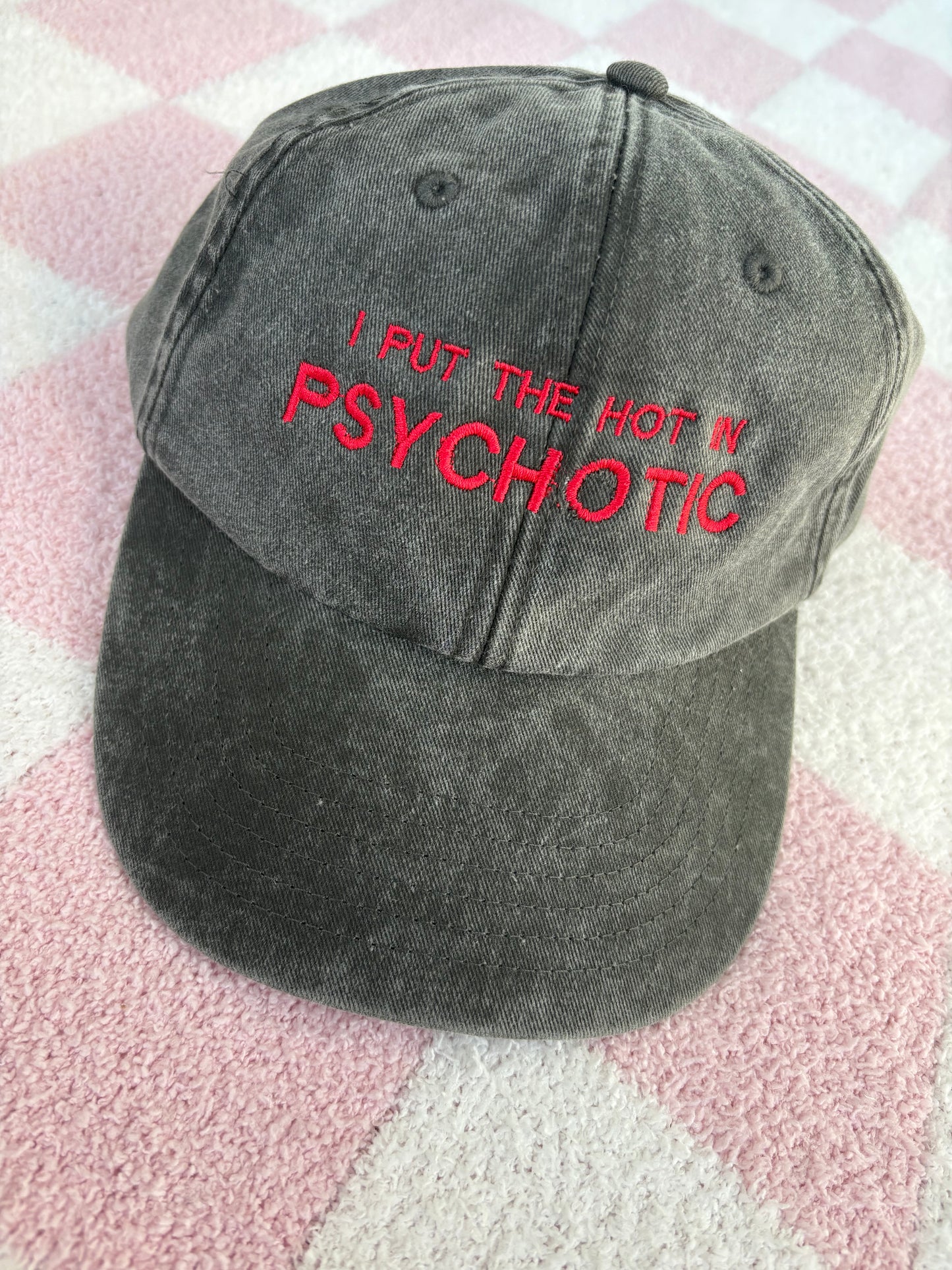 I put the hot in psychotic cap