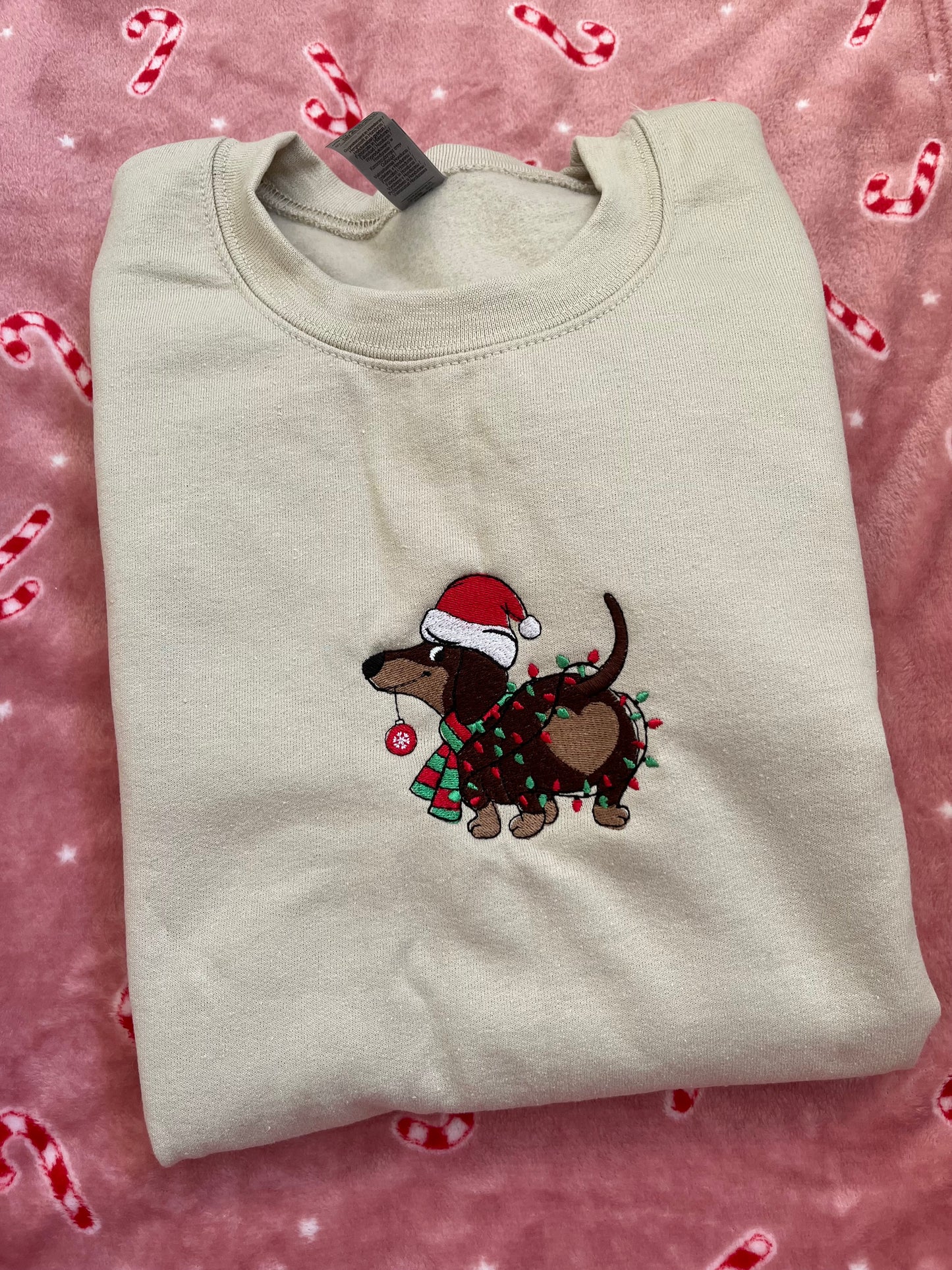 Christmas Sausage dog sweatshirt