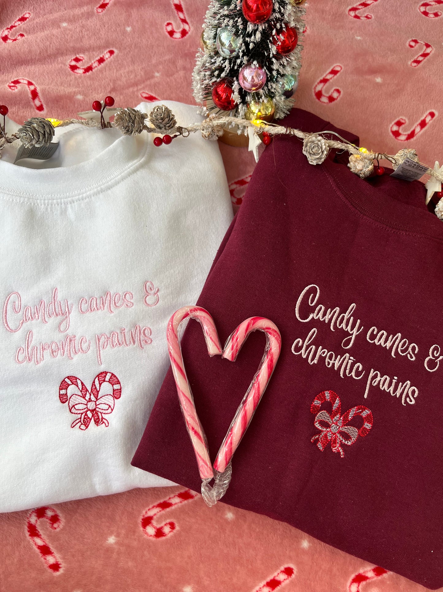 Candy canes & Chronic pains sweatshirt