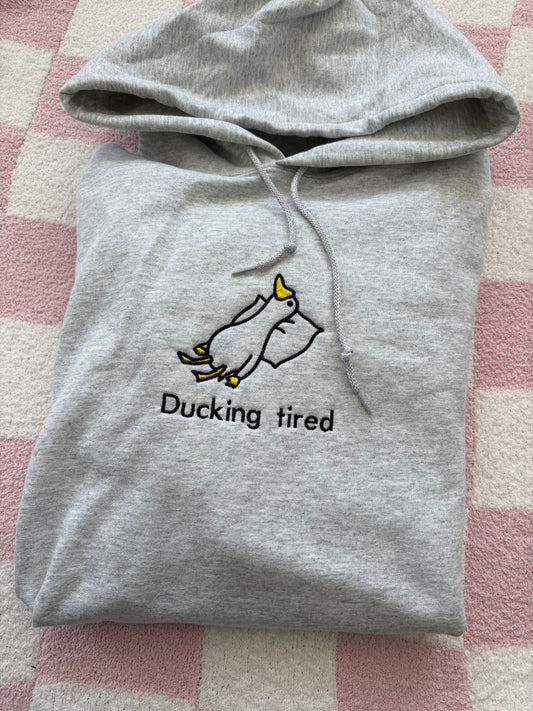 Hoodie Ducking Tired