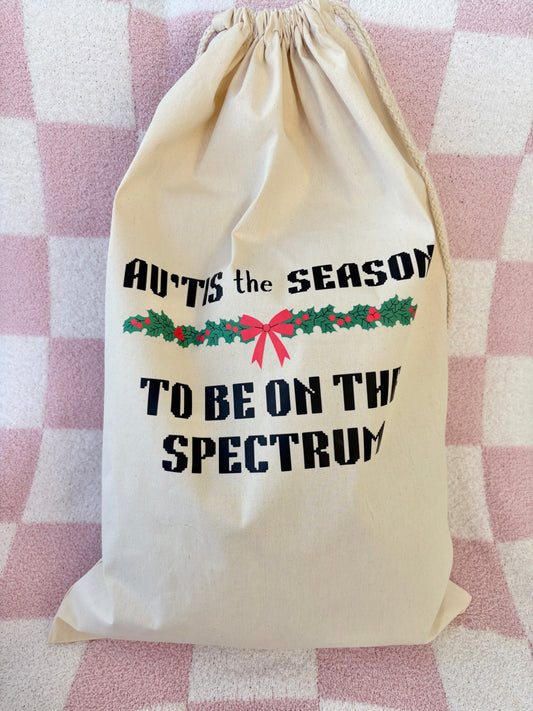Ready to ship - Au'tis the season Christmas Sack