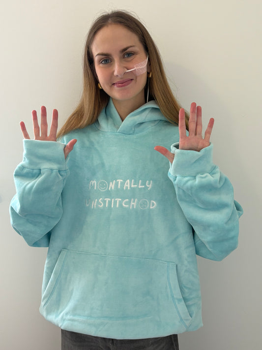 Heavyweight Anxiety Relief / Sensory Friendly Hoodie - Sky Blue