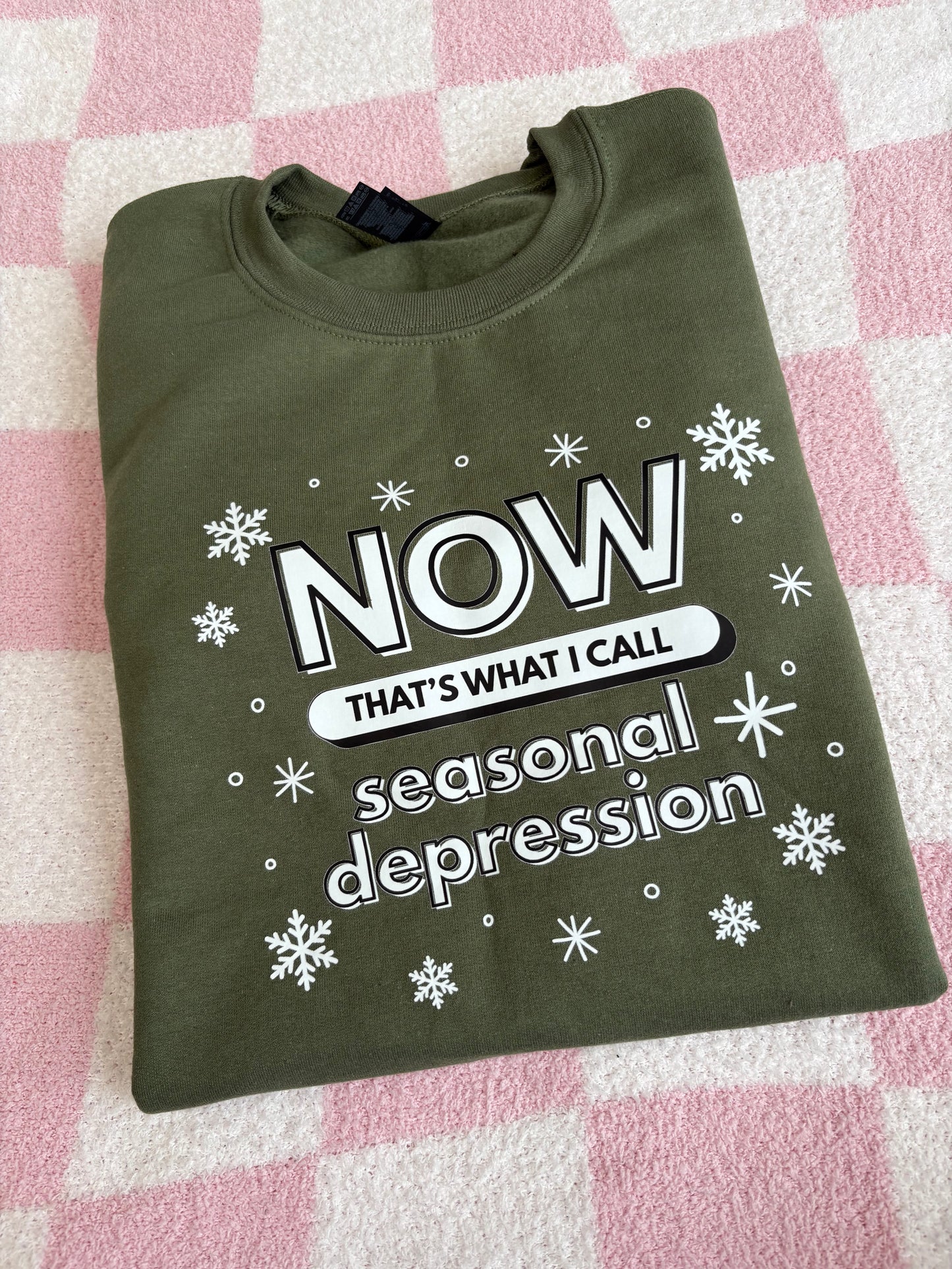 Ready to ship *** Medium - Seasonal Depression sweatshirt