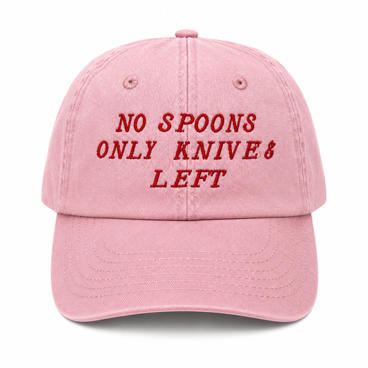 No spoons only knives left Cap