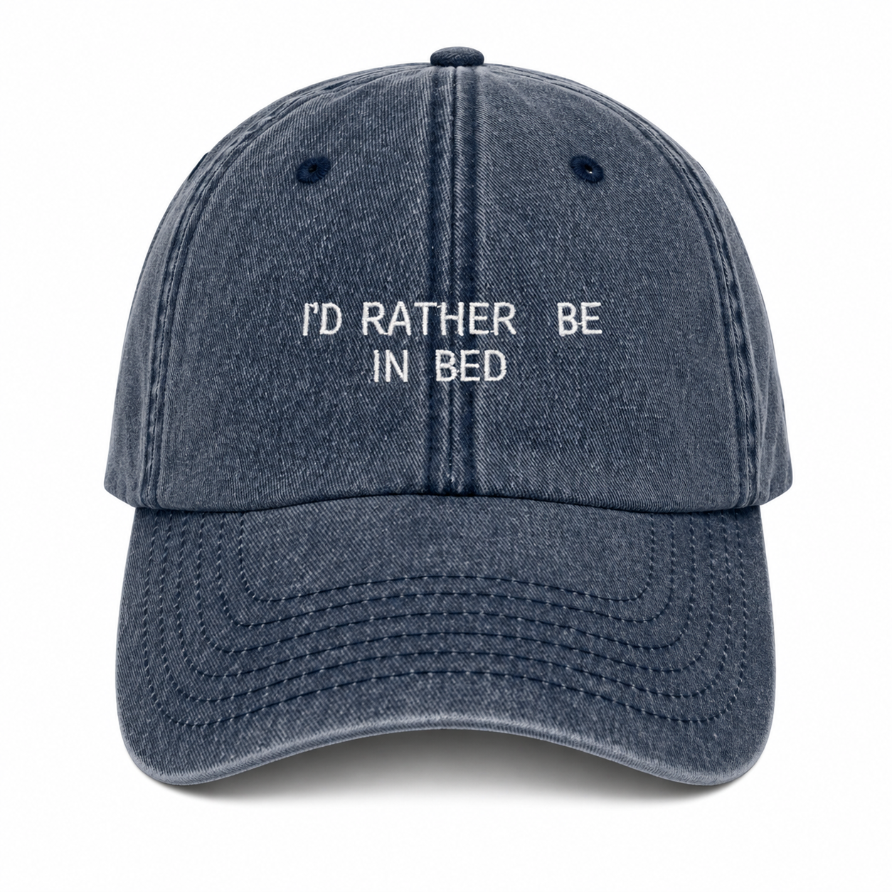 I'd rather be in bed cap