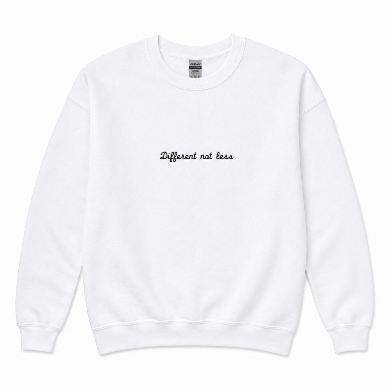 Different not less Bow sweatshirt