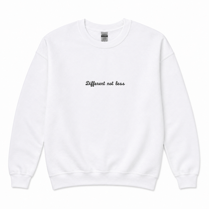 Different not less Bow sweatshirt