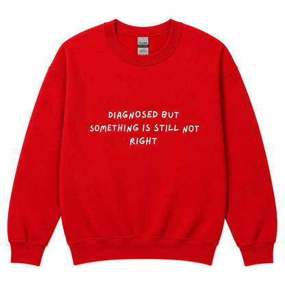 Diagnosed but something is still not right sweatshirt