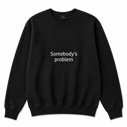 Somebody's problem matching sweatshirts