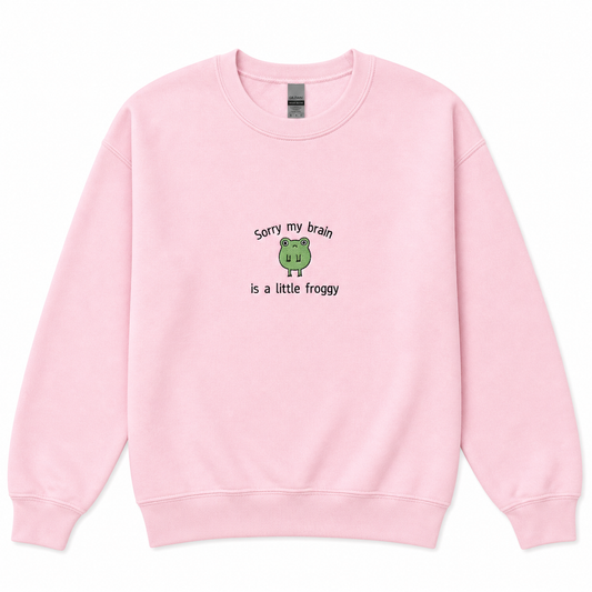 Froggy brain sweatshirt