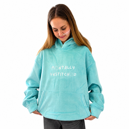 Ready to ship *** Heavyweight Anxiety Relief / Sensory Friendly Hoodie - Sky Blue