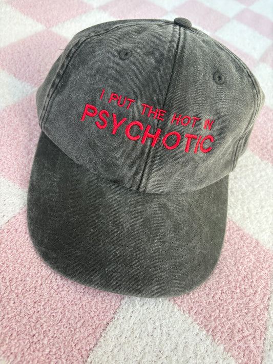 I put the hot in psychotic cap