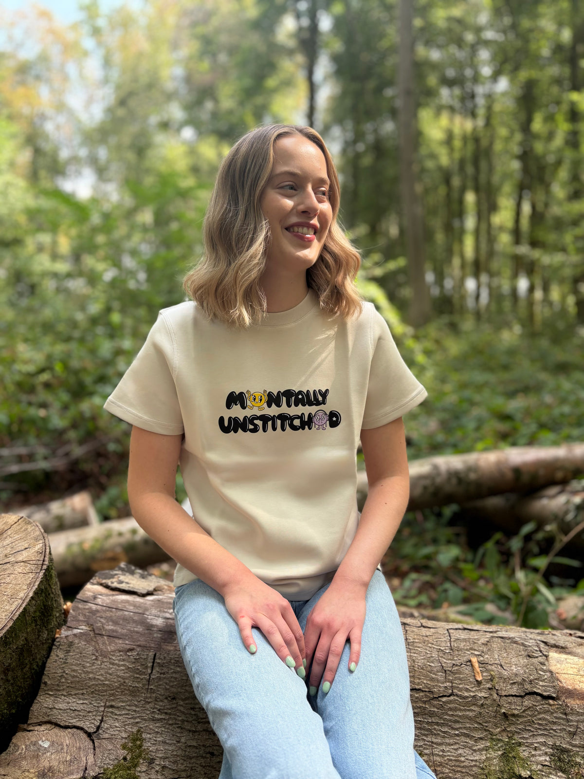 Keep it Cool Graphic T-shirt - Sand