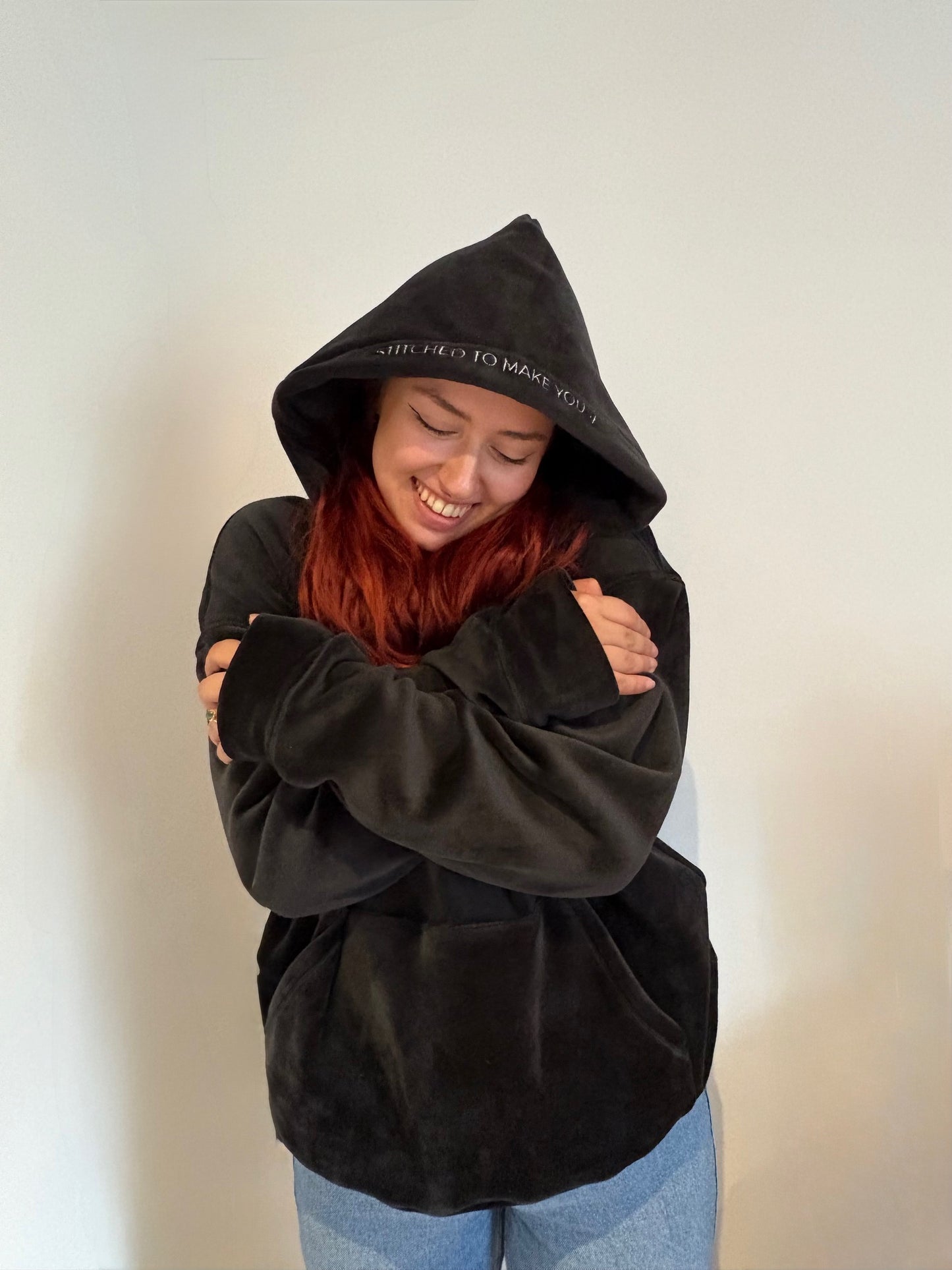 Comfort Hug Hoodie - Black