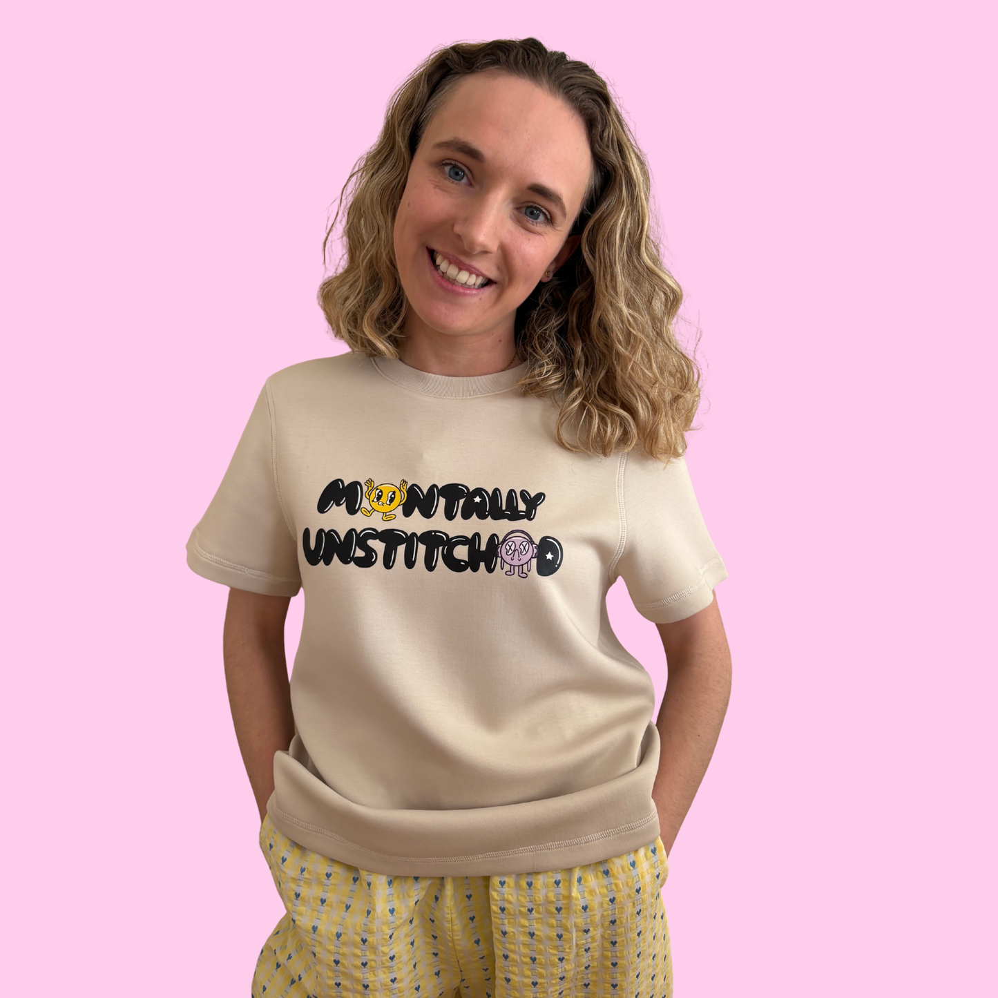 Keep it Cool Graphic T-shirt - Sand