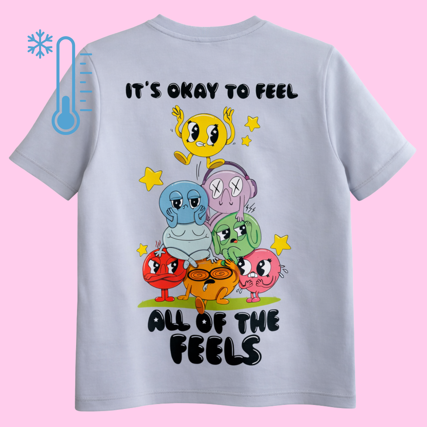 Keep it Cool Graphic T-shirt - Blue