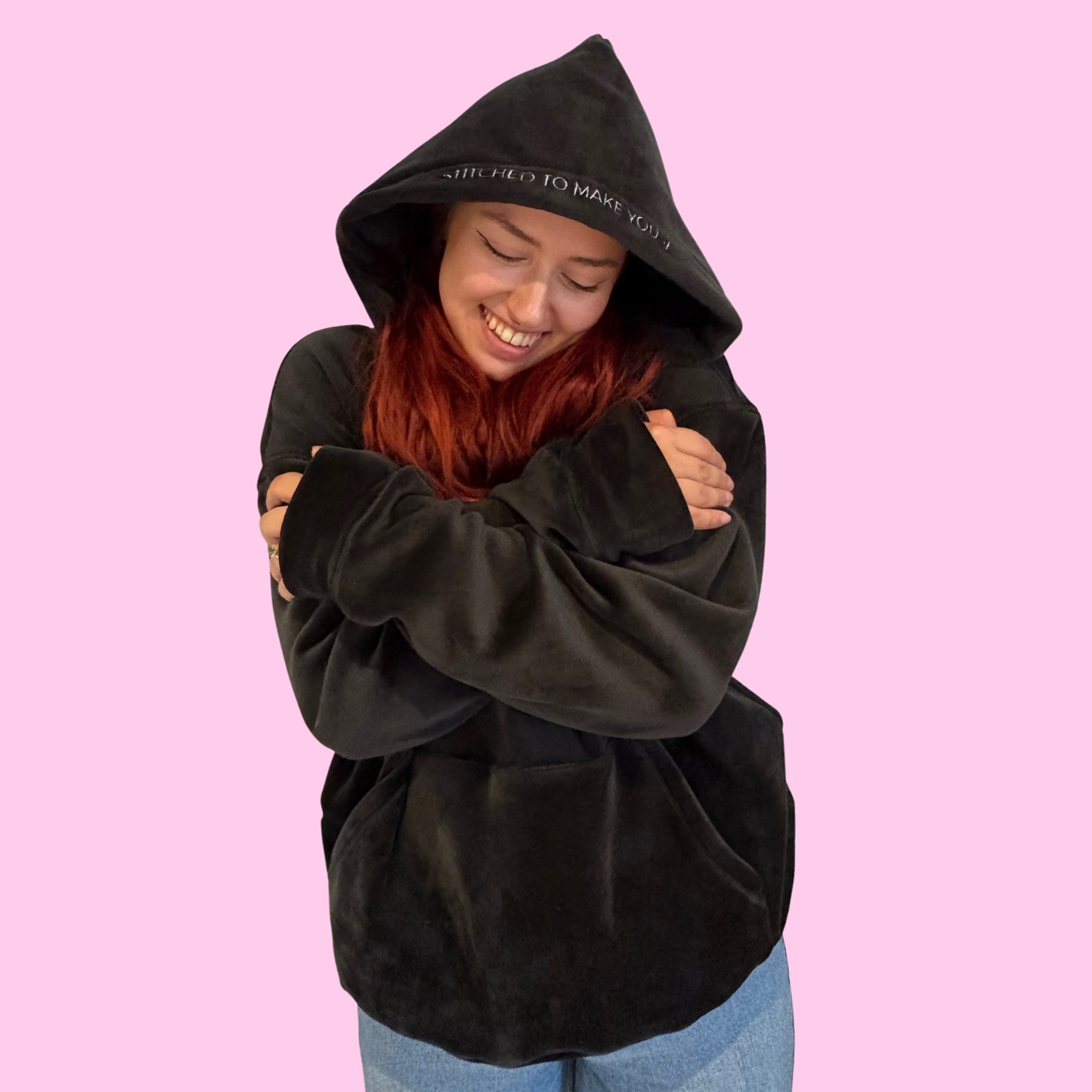 Black - Adult Comfort Hug Hoodie